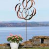 Yard & Garden Decor * | Gsc Flower Staked Wind Spinner, 29 Flamed