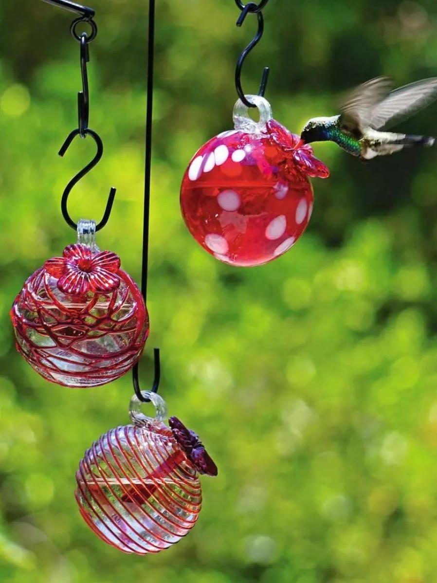 Backyard Habitat * | Gsc Droplet Hummingbird Feeders, Set Of 3