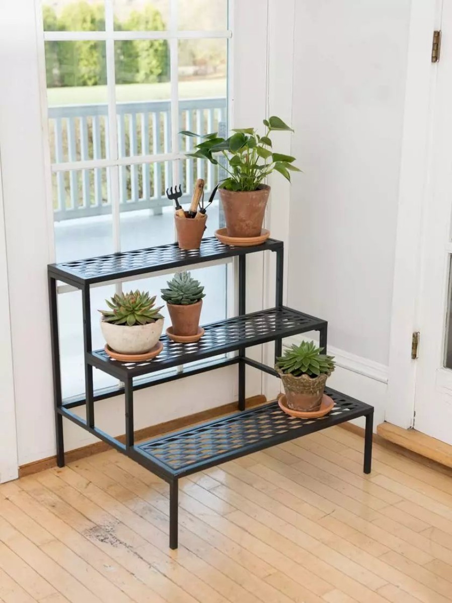 Indoor Garden * | Gsc Rectangular Lattice Plant Stand