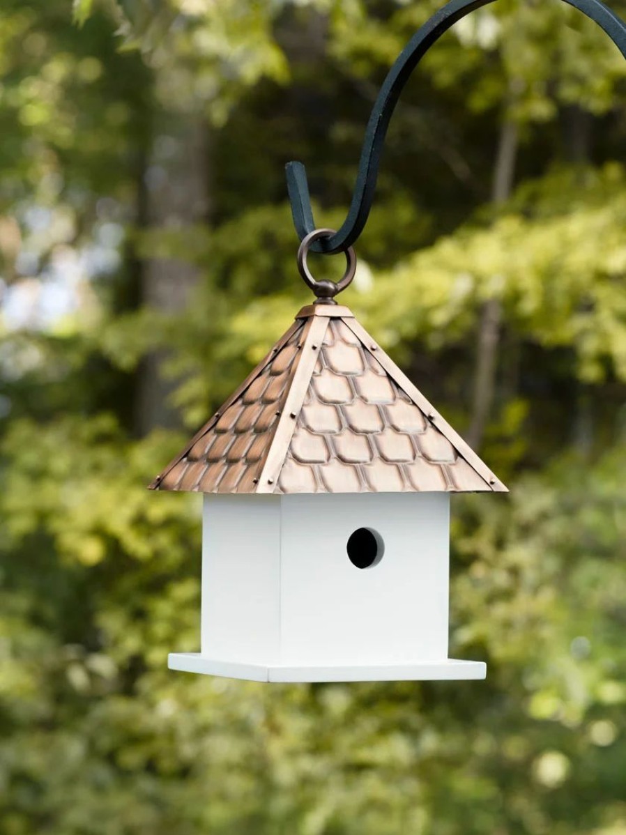 Backyard Habitat * | Gsc Bird House Bungalow With Copper Roof