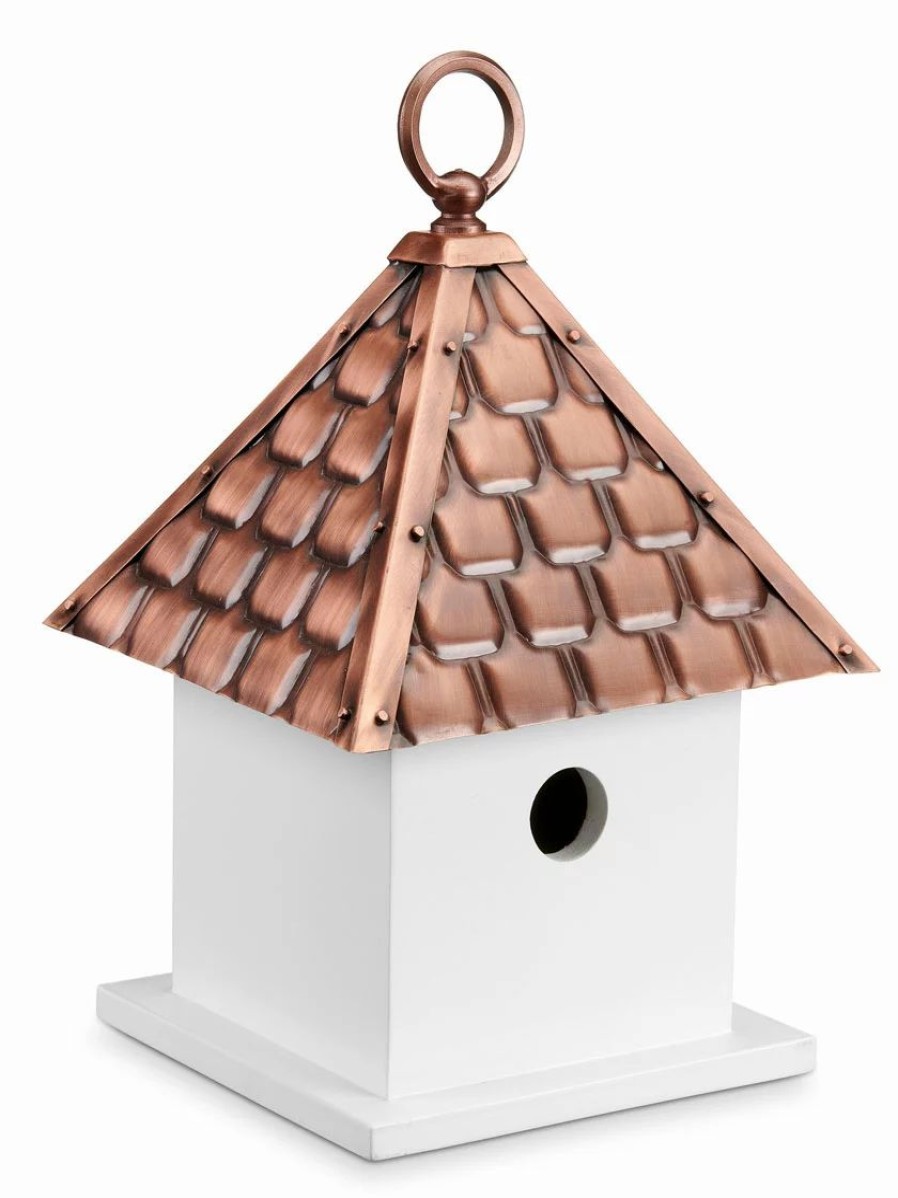 Backyard Habitat * | Gsc Bird House Bungalow With Copper Roof