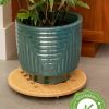 Indoor Garden * | Gsc Bamboo Plant Caddy Round, 15.75