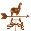 Yard & Garden Decor * | Gsc Ezvane Alpaca Llama Weathervane