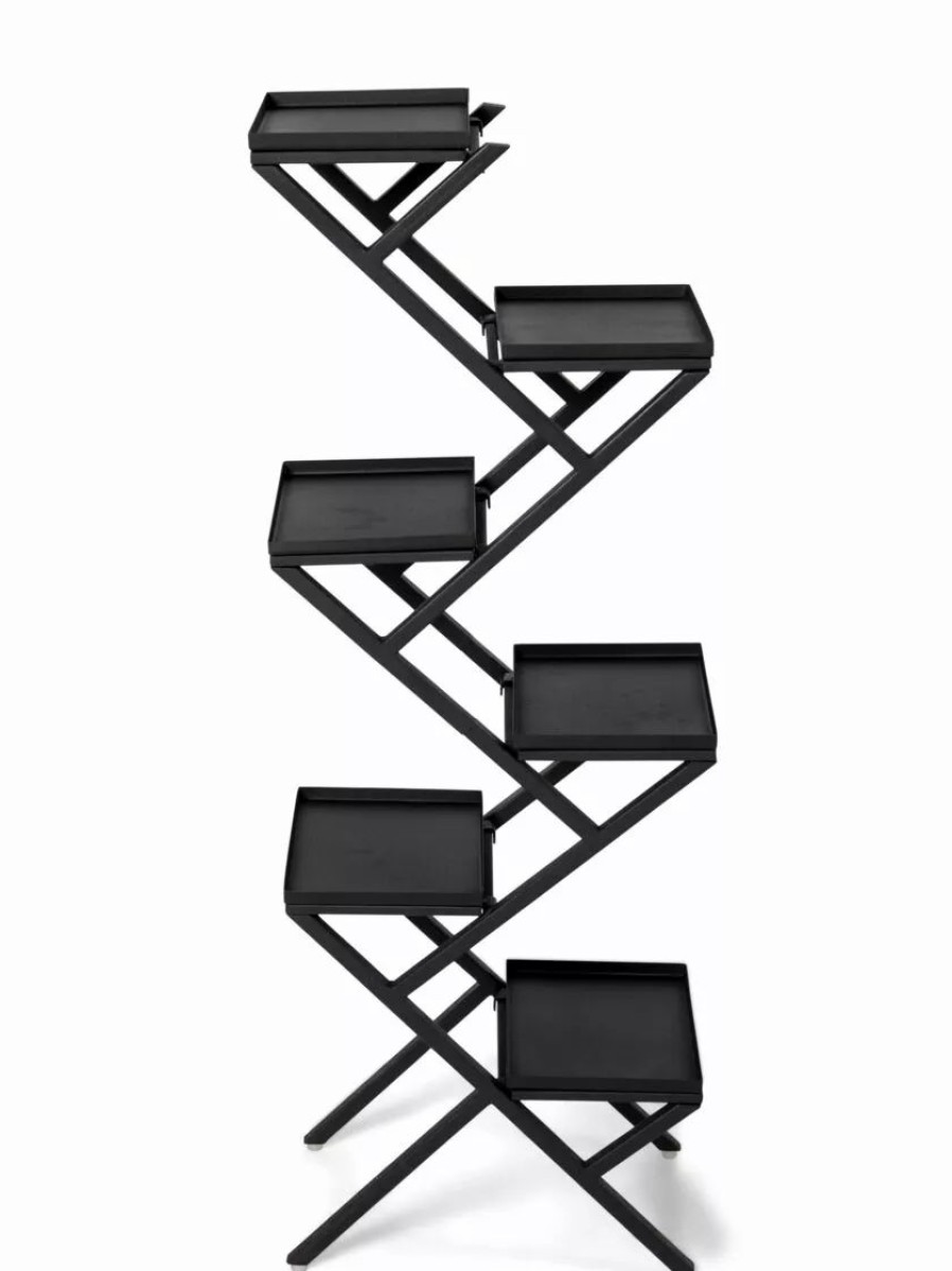 Indoor Garden * | Gsc Crisscross Cascading Plant Stand With Black Trays