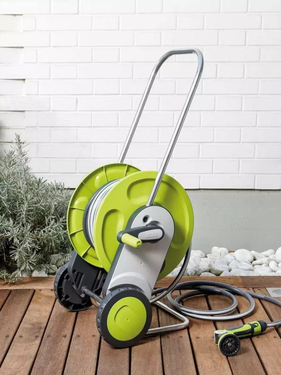 Watering & Irrigation * | Gsc G.F. Italia Concept Plus Hose Reel Green