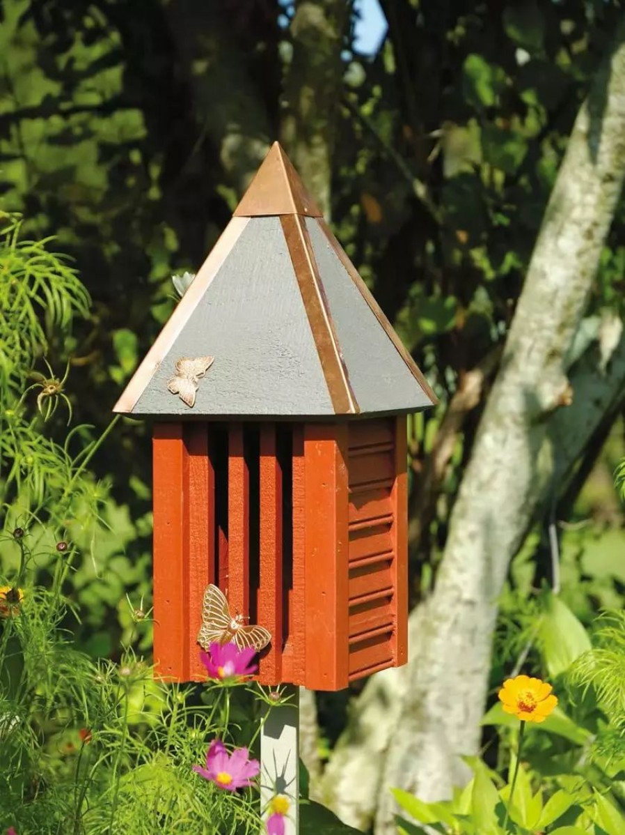 Backyard Habitat * | Gsc Heartwood Flutterbye Butterfly House