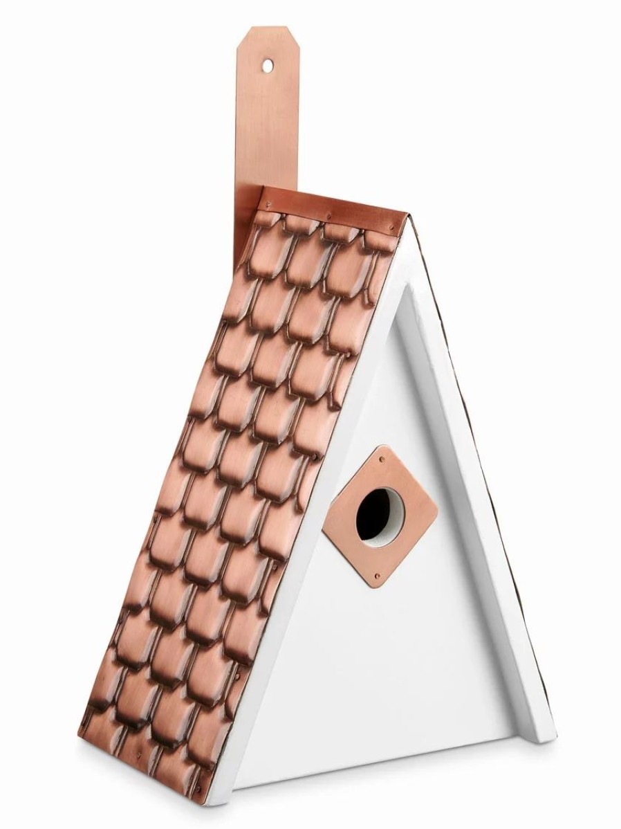 Backyard Habitat * | Gsc Swiss Chalet Bird House With Copper Roof