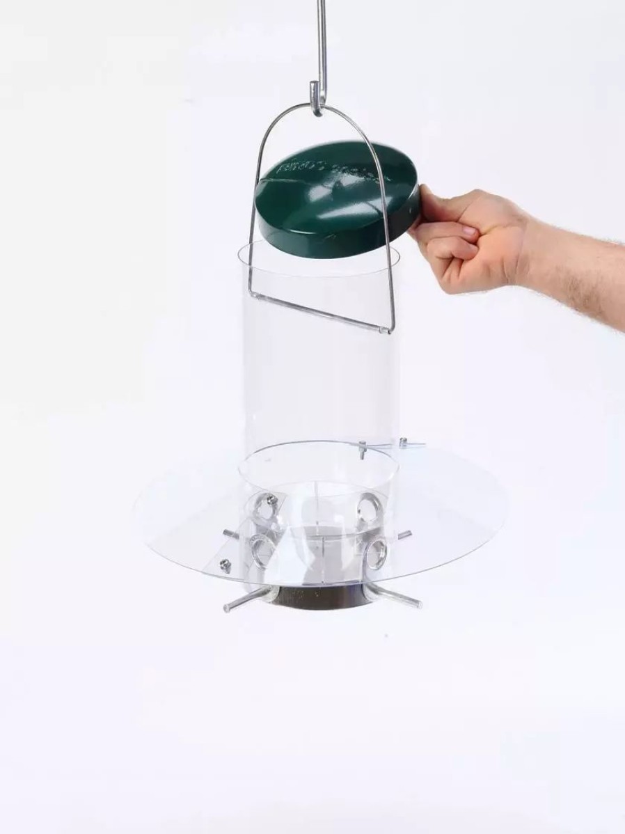 Backyard Habitat * | Gsc Birds Choice Classic Tube Feeder With Weather Guard Baffle, 12