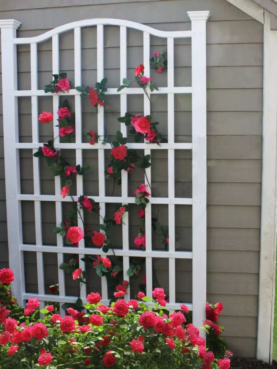 Yard & Garden Decor * | Gsc Grande Vinyl Trellis