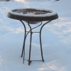 Backyard Habitat * | Gsc Birds Choice Heated Birdbath With Three Legged Black Stand