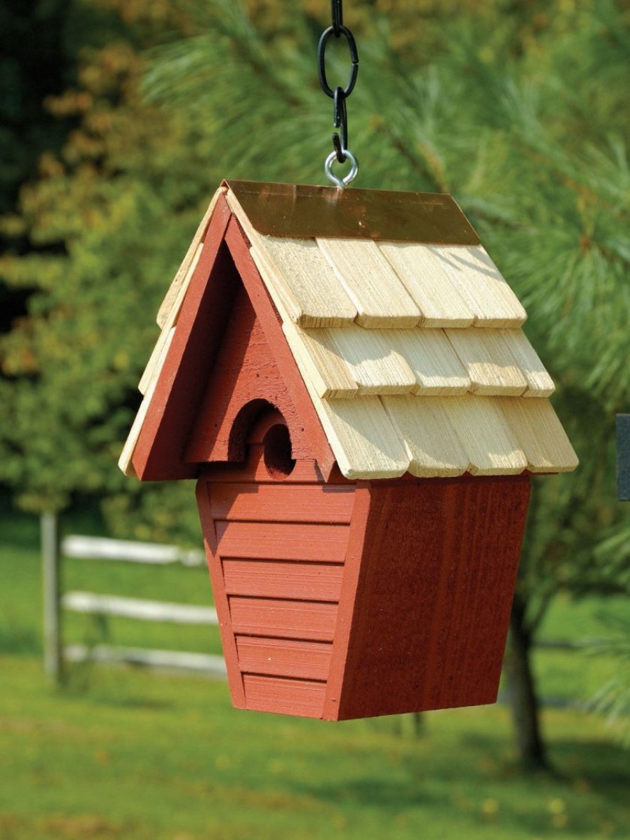 Backyard Habitat * | Gsc Heartwood Wren-In-The-Wind Bird House