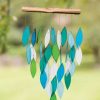 Yard & Garden Decor * | Gsc Glass Waterfall Wind Chimes