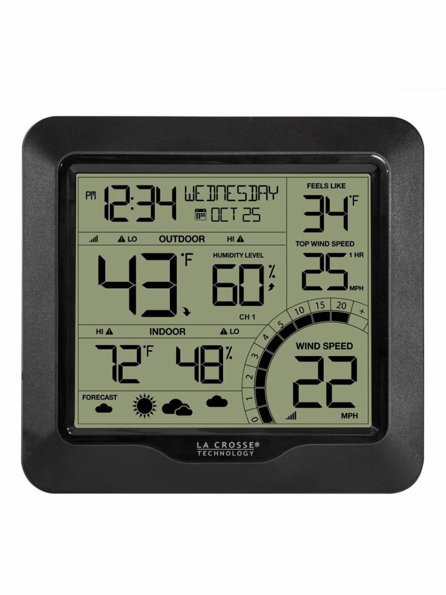 Yard & Garden Decor * | Gsc La Crosse Wireless Weather Station With Wind Sensor