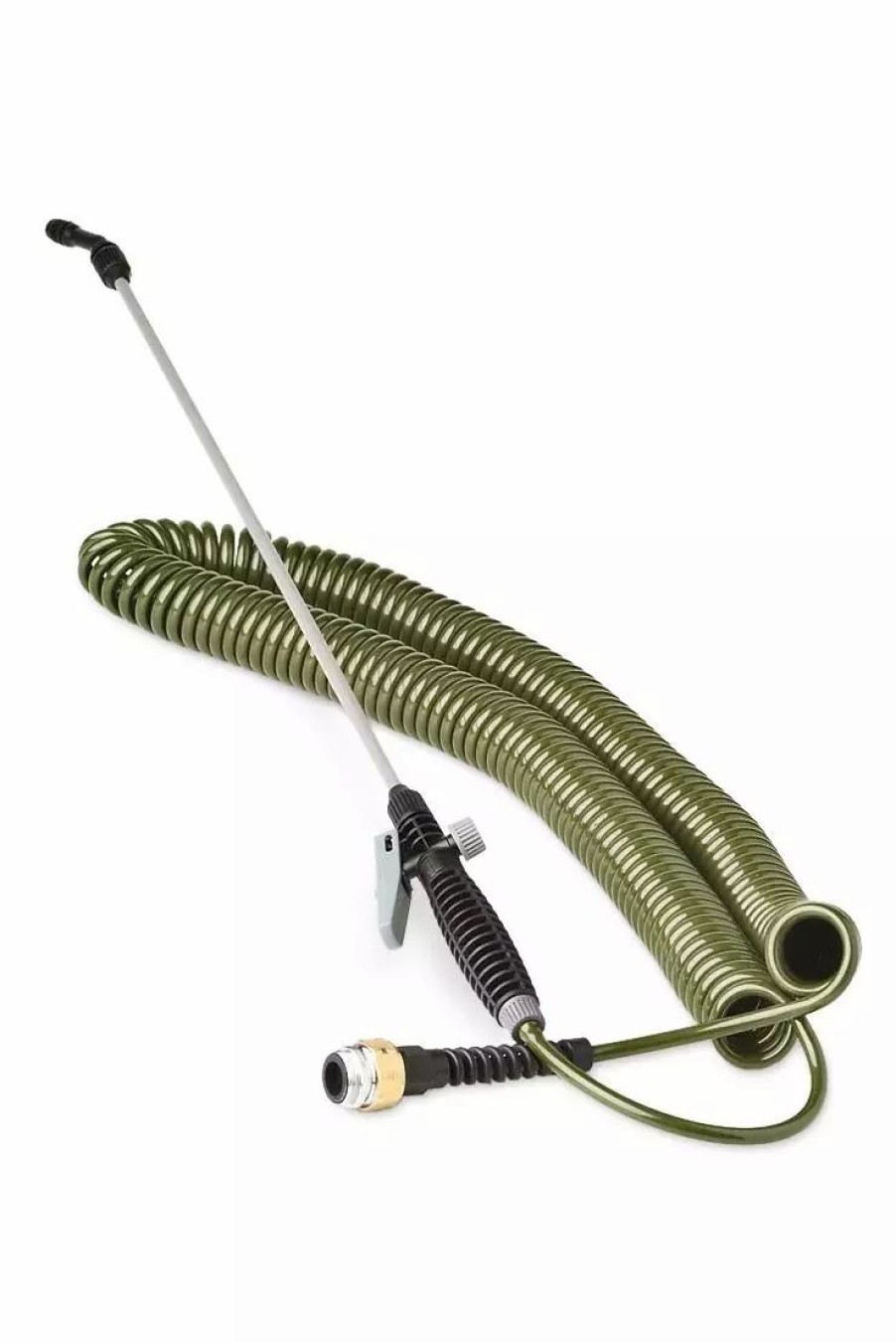 Indoor Garden * | Gsc Mini Coil Indoor Garden Hose With Sprayer