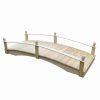 Yard & Garden Decor * | Gsc Acorn Garden Bridge Unfinished 3 X 12