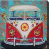 Yard & Garden Decor * | Gsc Hippy Van Outdoor Wall Art,