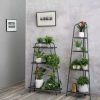 Indoor Garden * | Gsc Modern Metal Plant Shelves