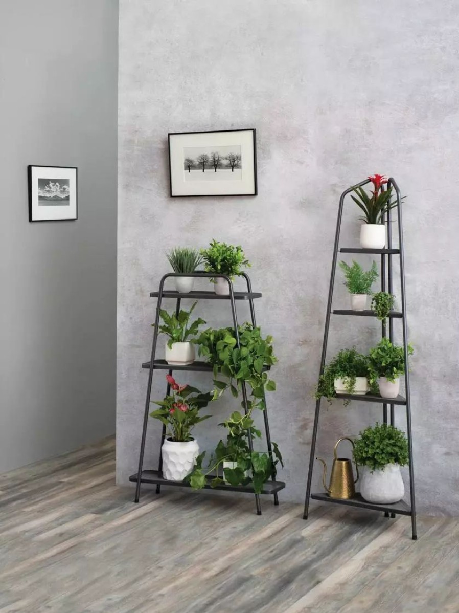 Indoor Garden * | Gsc Modern Metal Plant Shelves