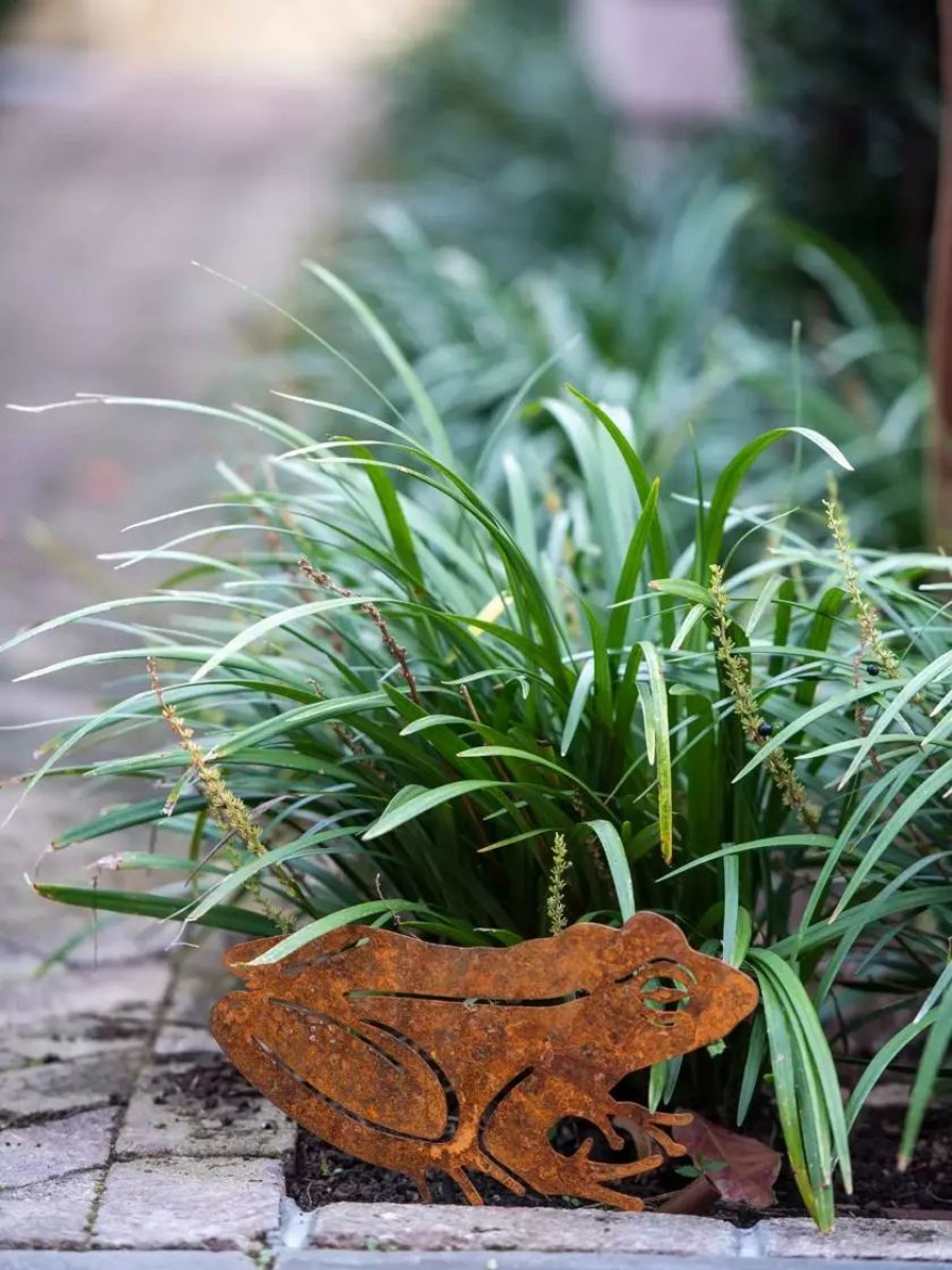 Yard & Garden Decor * | Gsc Corten Steel Animal Garden Stakes