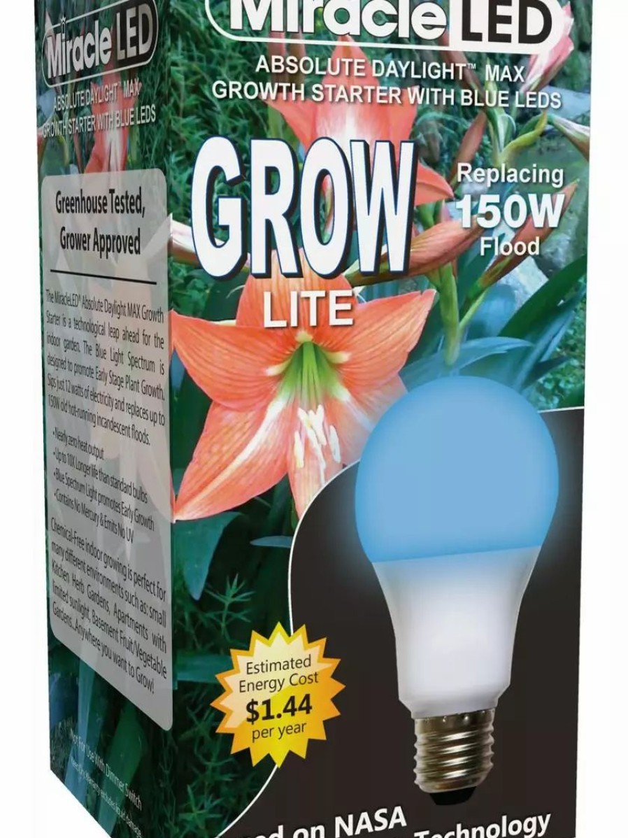 Indoor Garden * | Gsc Miracle Led Grow Light Bulb, Blue