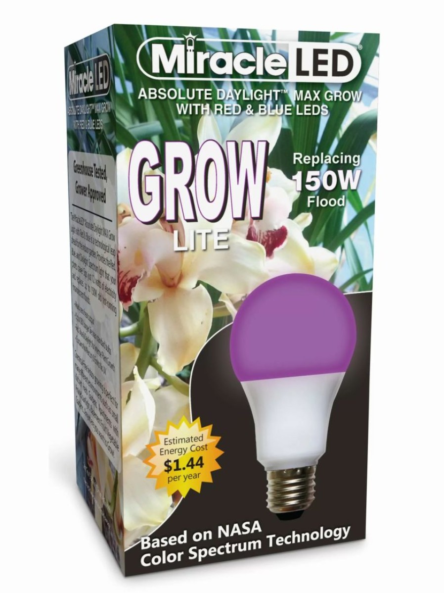 Indoor Garden * | Gsc Miracle Led Grow Light Bulb, Red And Blue