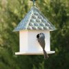 Backyard Habitat * | Gsc Bird House Bungalow With Verdigris Copper Roof