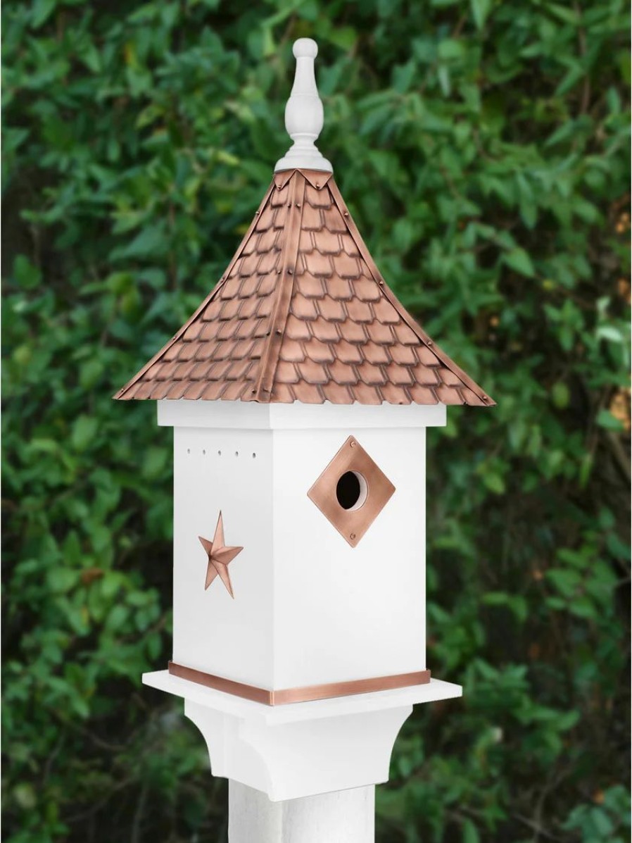 Backyard Habitat * | Gsc Villa Copper Shingle Bird House