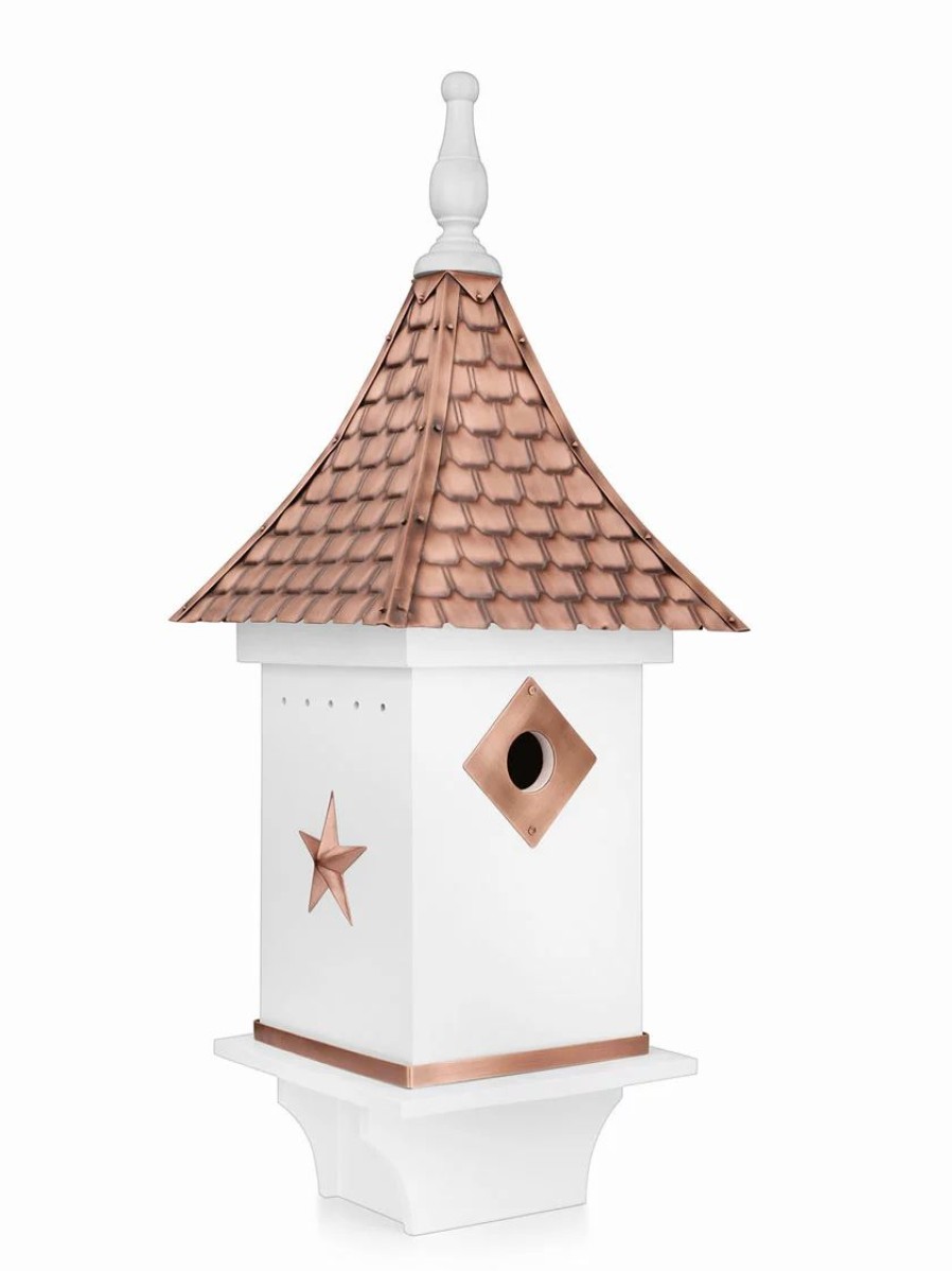 Backyard Habitat * | Gsc Villa Copper Shingle Bird House