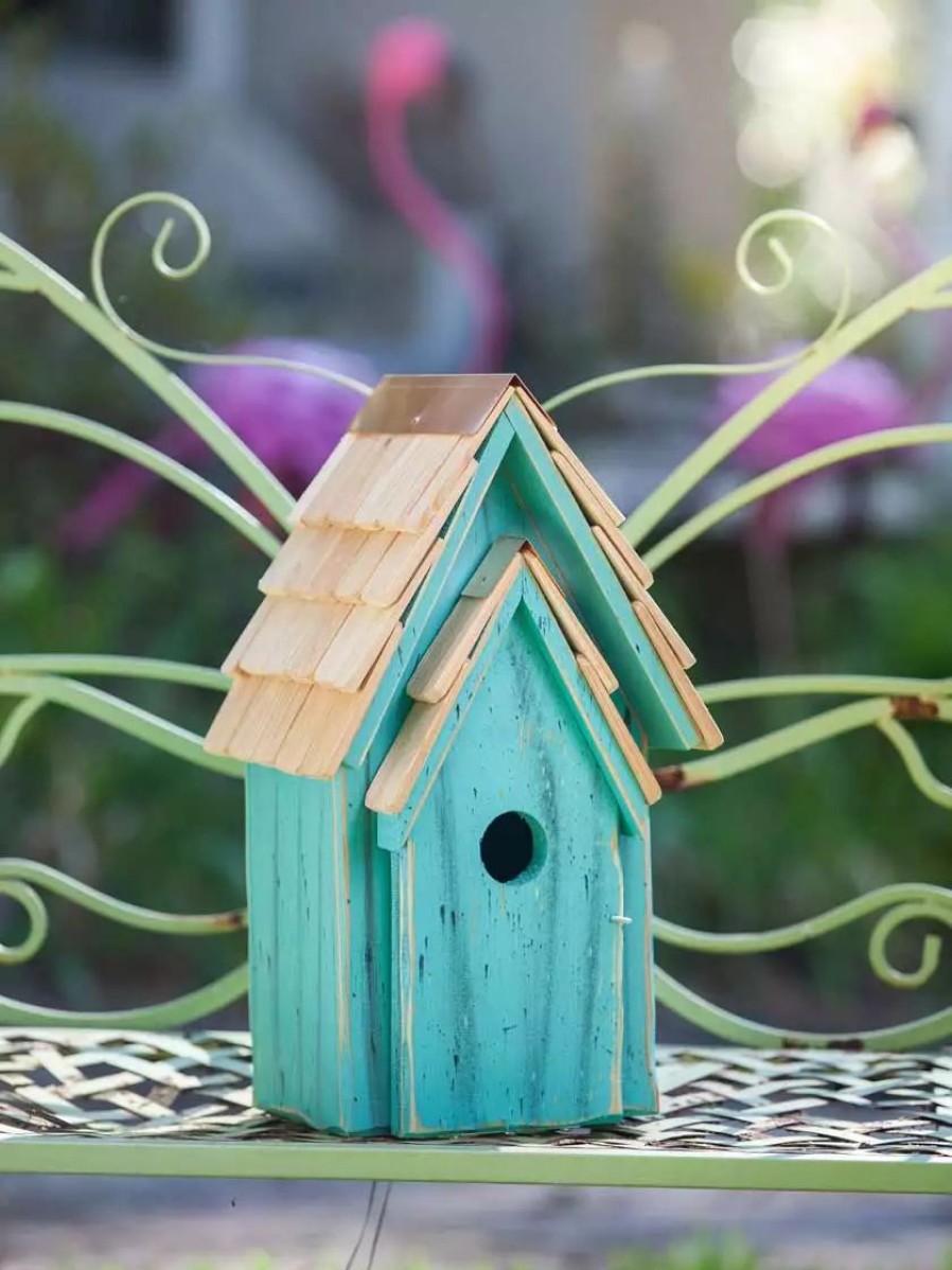 Backyard Habitat * | Gsc Heartwood Bluebird Brights Bird House