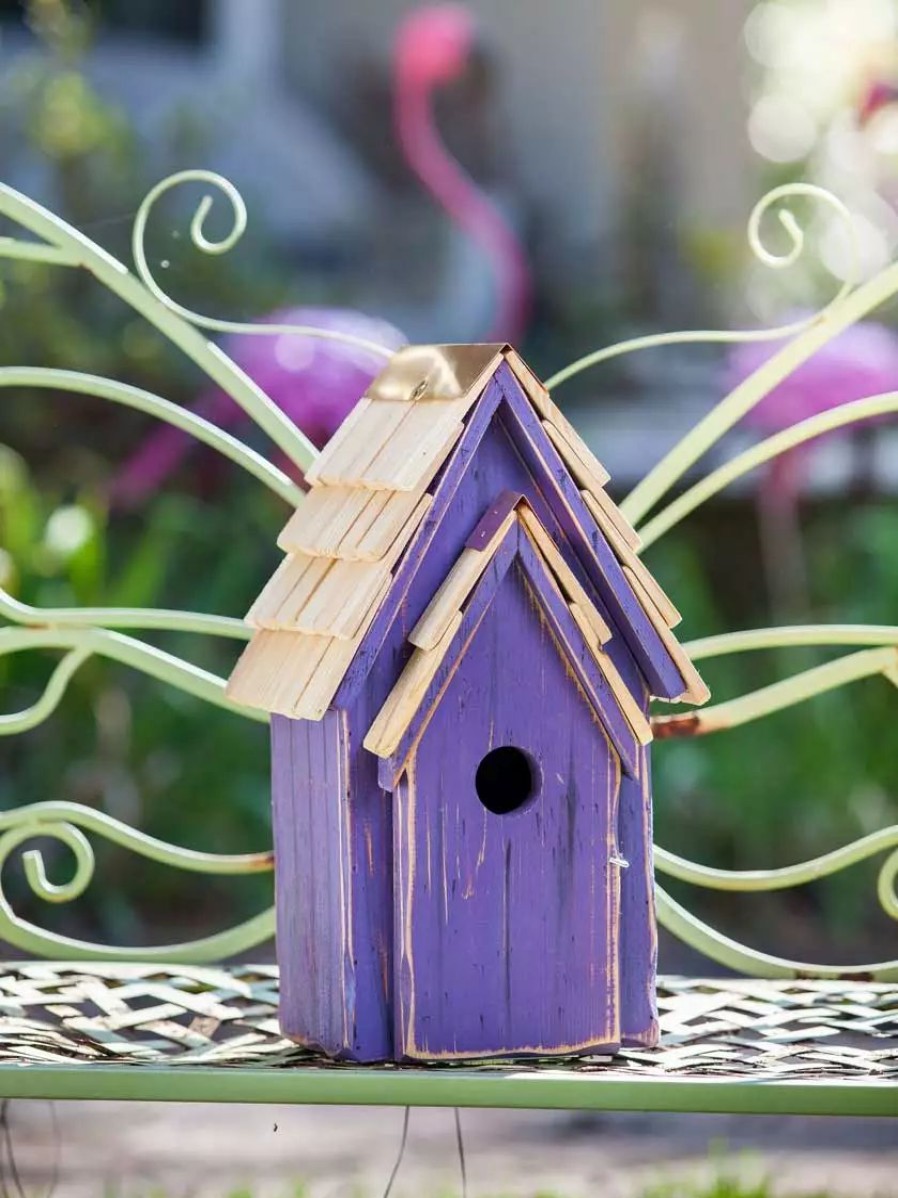 Backyard Habitat * | Gsc Heartwood Bluebird Brights Bird House