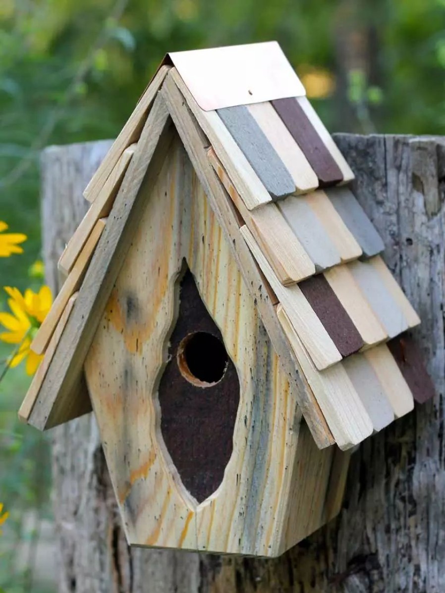 Backyard Habitat * | Gsc Vintage Wren Bird House