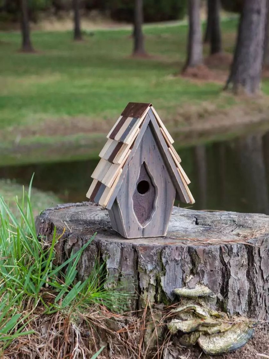 Backyard Habitat * | Gsc Vintage Wren Bird House