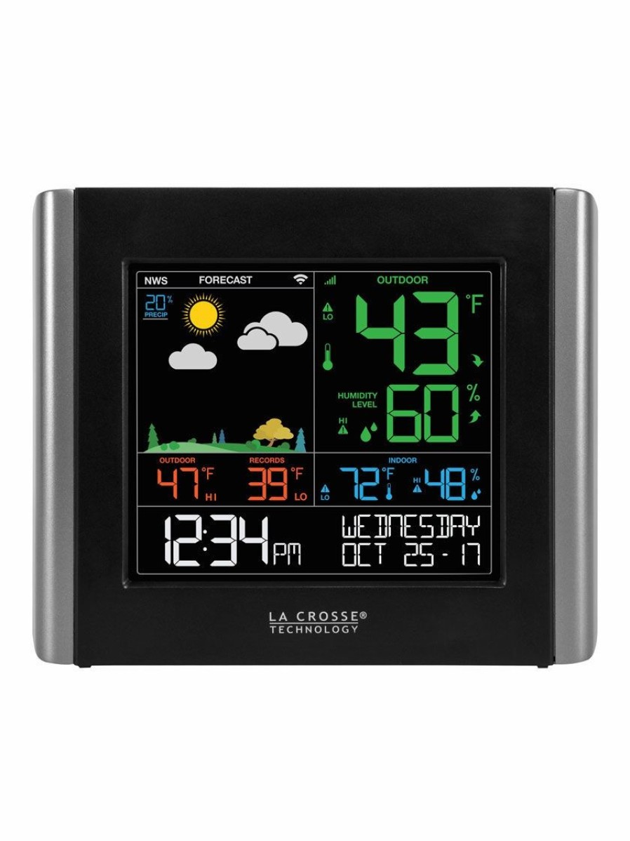 Yard & Garden Decor * | Gsc La Crosse V10-Th Wireless Wifi Weather Station