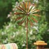 Yard & Garden Decor * | Gsc Wagon Wheel Clamp Wind Spinner, 14 Flamed