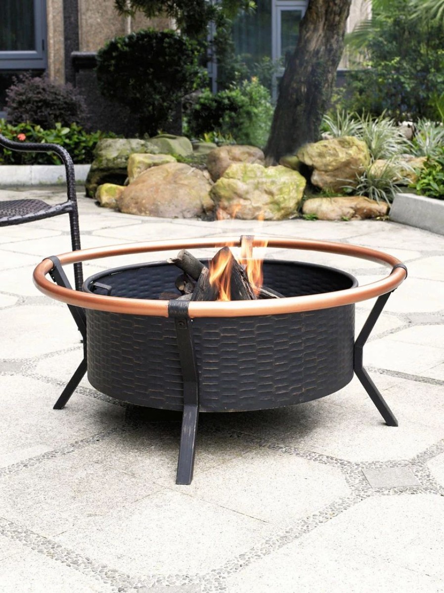 Yard & Garden Decor * | Gsc Crosley Yuma Firepit