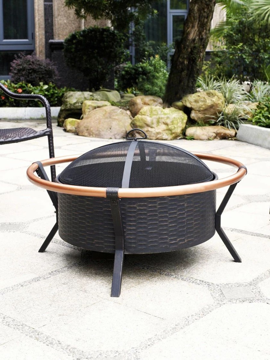 Yard & Garden Decor * | Gsc Crosley Yuma Firepit