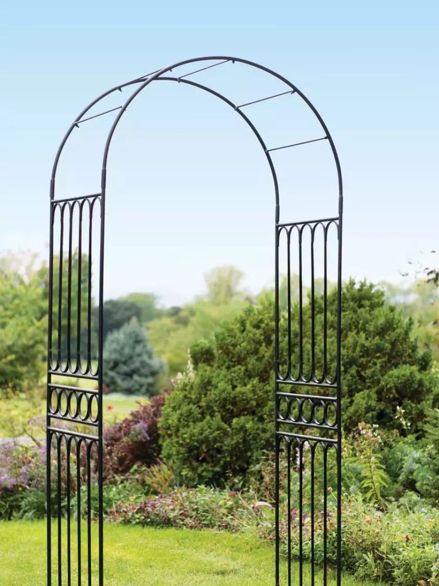 Yard & Garden Decor * | Gsc Oxford Arch Black