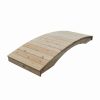 Yard & Garden Decor * | Gsc Plank Garden Bridge Unfinished 3 X 6