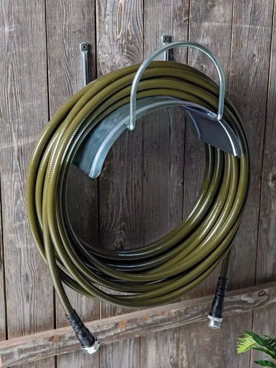 Watering & Irrigation * | Gsc Sleek Steel Wall-Mounted Hose Hanger