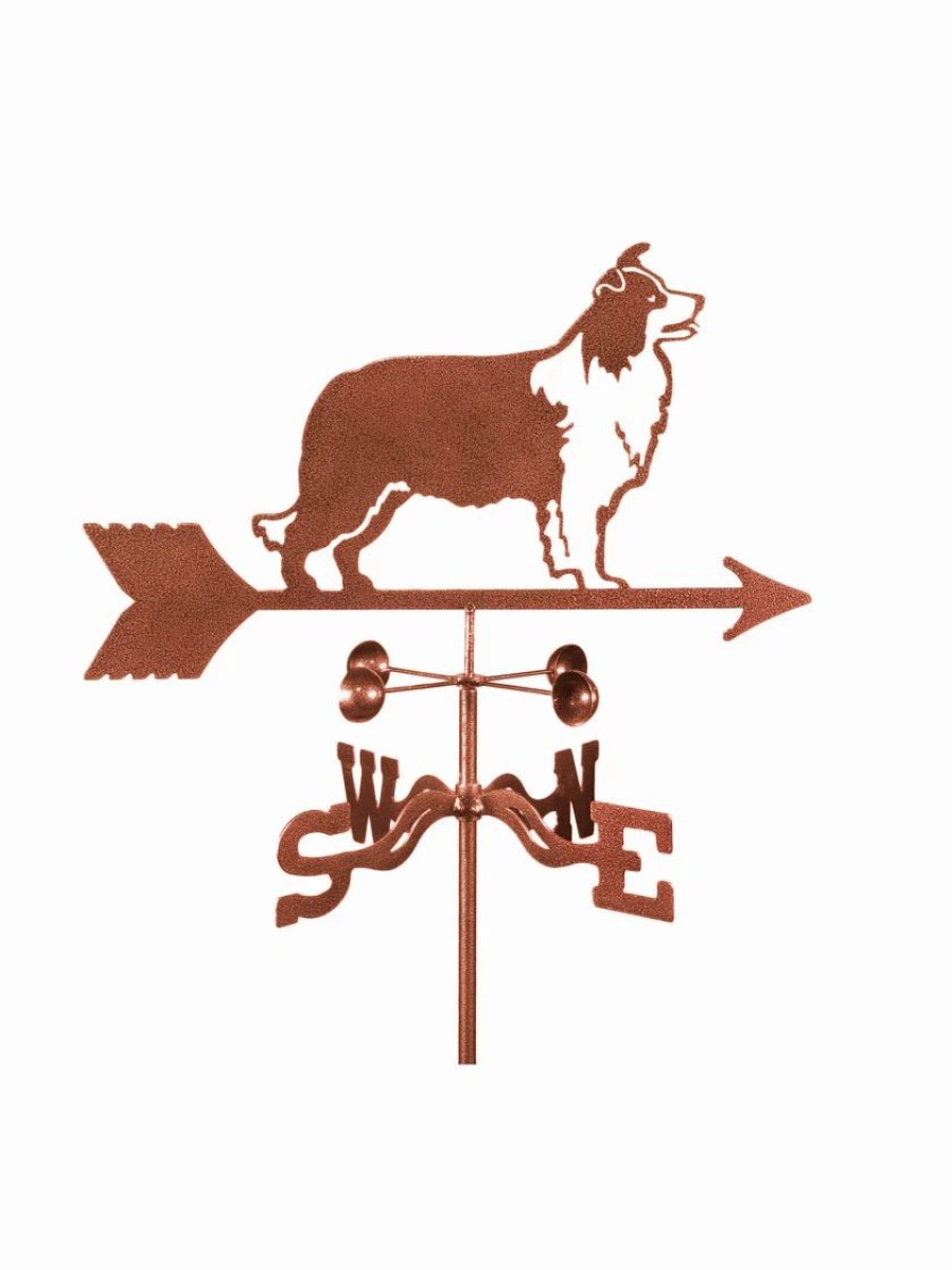 Yard & Garden Decor * | Gsc Ez Vane Border Collie Weathervane