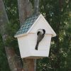 Backyard Habitat * | Gsc Classic Cottage Bird House With Verdigris Copper Roof