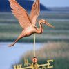 Yard & Garden Decor * | Gsc Graceful Blue Heron Weathervane