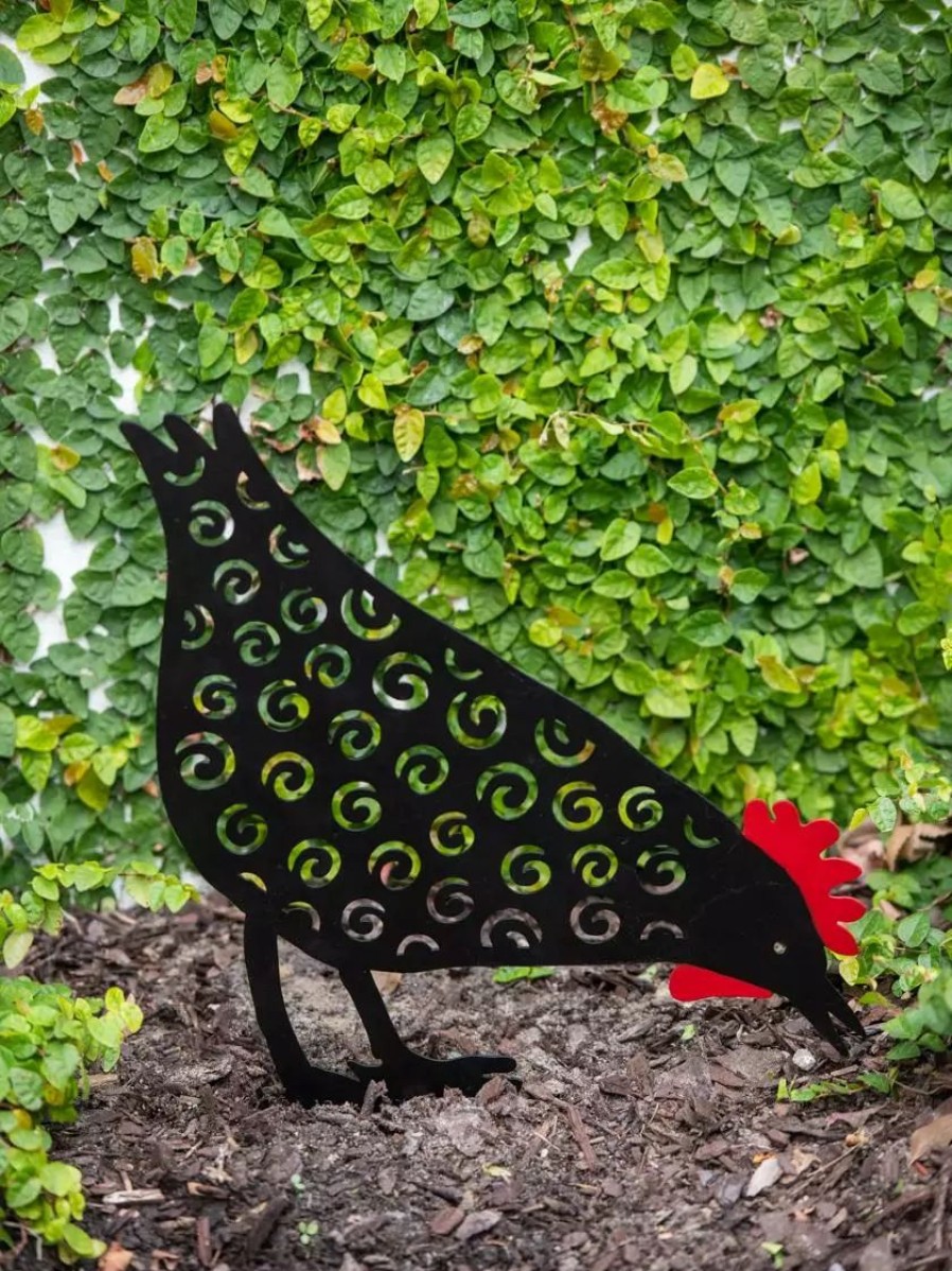 Yard & Garden Decor * | Gsc Chicken Friends Garden Stake