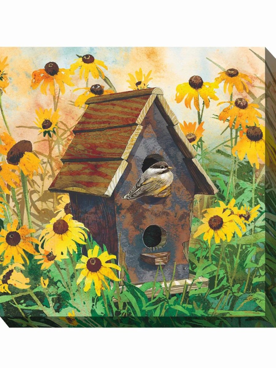 Yard & Garden Decor * | Gsc Farm Bird Outdoor Wall Art