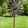 Yard & Garden Decor * | Gsc Metallic Leaf Wind Spinner