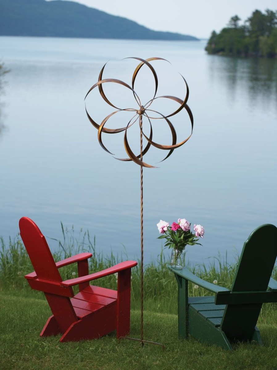 Yard & Garden Decor * | Gsc Feather Staked Wind Spinner, 32