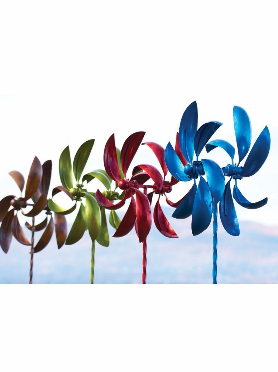 Yard & Garden Decor * | Gsc Feather Staked Wind Spinner, 32