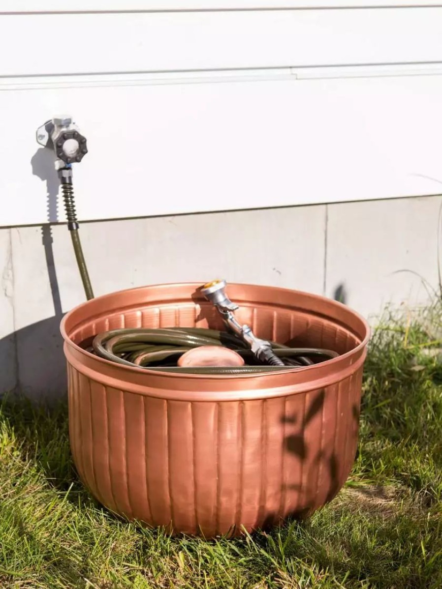 Watering & Irrigation * | Gsc Classic Copper Hose Pot