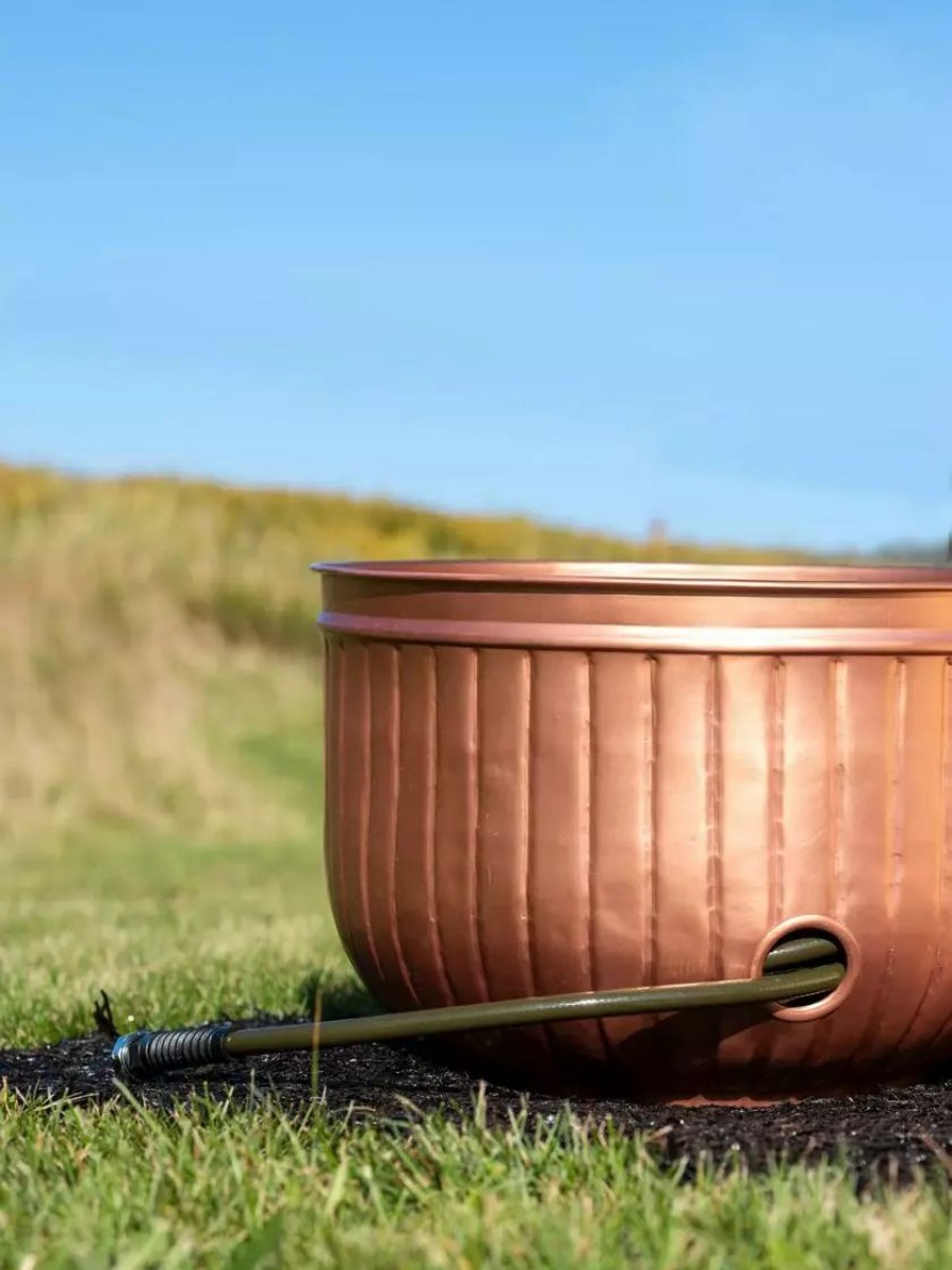 Watering & Irrigation * | Gsc Classic Copper Hose Pot