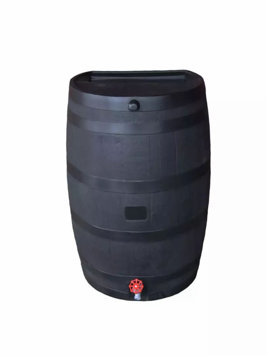 Watering & Irrigation * | Gsc Eco Rain Flat-Back Barrel, 50 Gallon